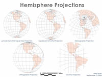 hemisphre map projection